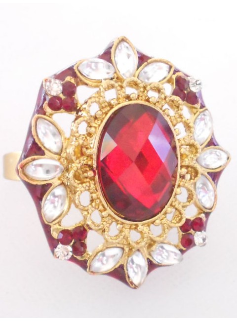 Kundan Finger Ring